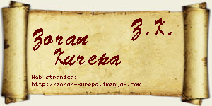 Zoran Kurepa vizit kartica